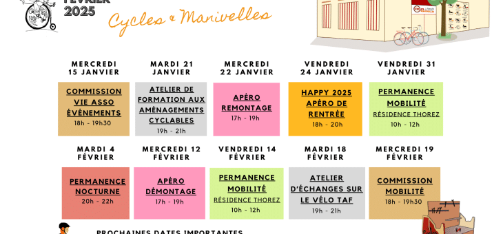 Programmation janvier février 2025 !